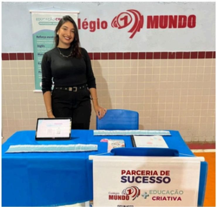 Parceria da Educação Criativa com Colégio 1º Mundo